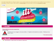 Tablet Screenshot of carabus-transport.com